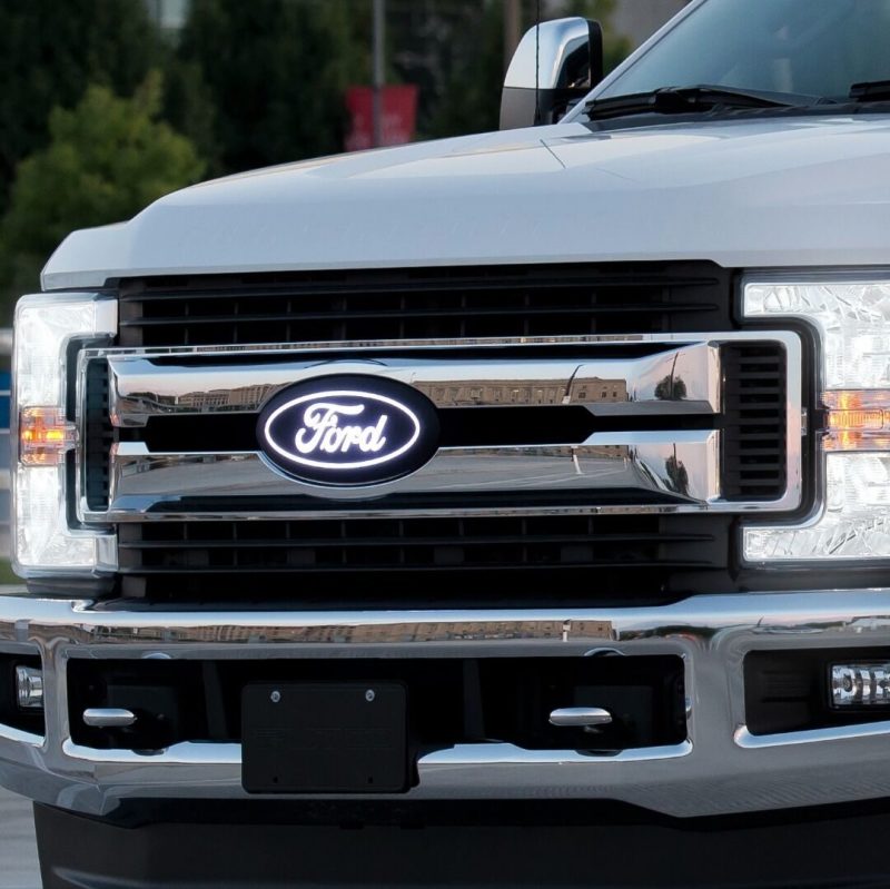 Load image into Gallery viewer, Putco 17-20 Ford SuperDuty Front Luminix Ford LED Emblem - w/o Camera CutOut
