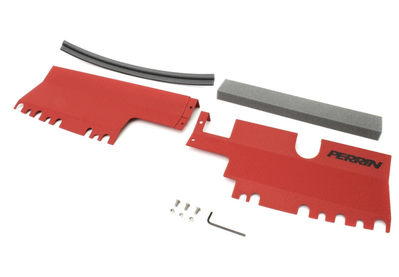 Load image into Gallery viewer, Perrin 15-21 WRX/STI Radiator Shroud (Without OEM Intake Scoop) - Red
