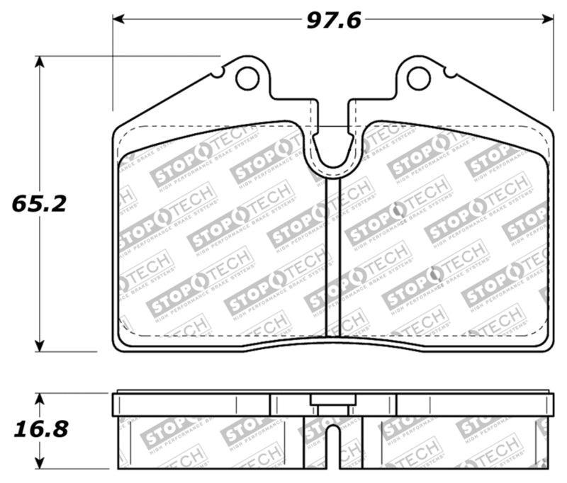 Load image into Gallery viewer, StopTech Performance ST-40 4 Piston Front Caliper Brake Pads
