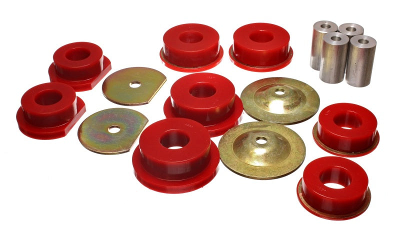 Load image into Gallery viewer, Energy Suspension Dodge 08-10 Challenger/ 07-10 Charger/05-08 Magnum RWD Red Rear Subframe Bushings
