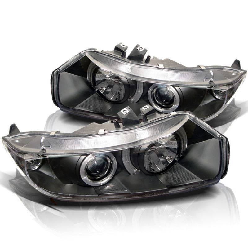 Load image into Gallery viewer, Spyder Honda Civic 06-08 2Dr Projector Headlights LED Halo Black High H1 Low H1 PRO-YD-HC06-2D-HL-BK
