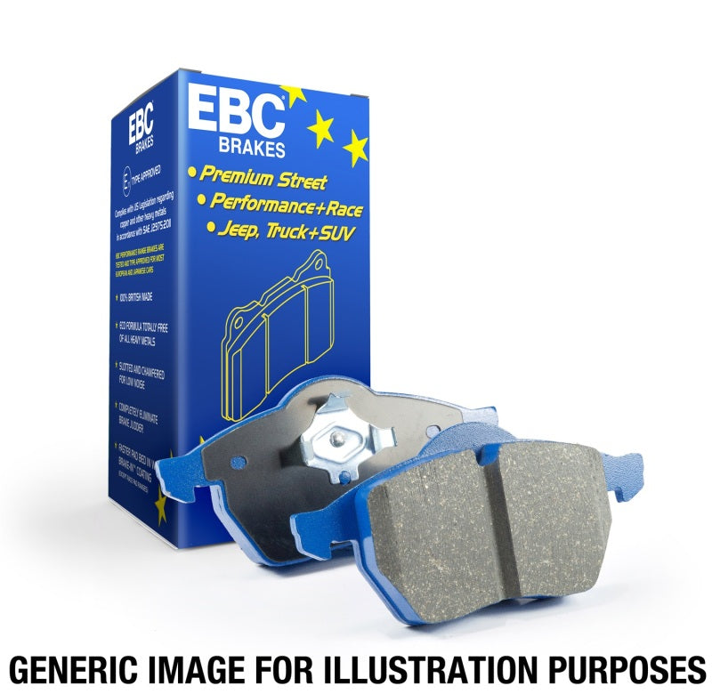 Load image into Gallery viewer, EBC 07-08 Porsche 911 (997) (Cast Iron Rotor only) 3.6 Carrera 2 Bluestuff Front Brake Pads
