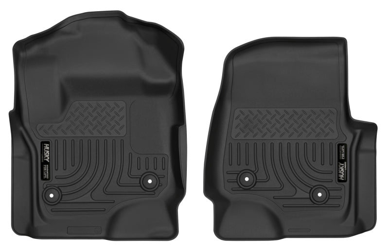 Load image into Gallery viewer, Husky Liners 2017 Ford F250 Crew Cab Vinyl X-Act Contour Black Floor Liners
