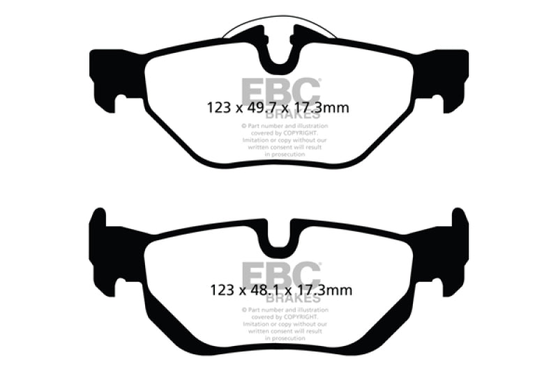 Load image into Gallery viewer, EBC 13+ BMW X1 2.0 Turbo (28i) Ultimax2 Rear Brake Pads
