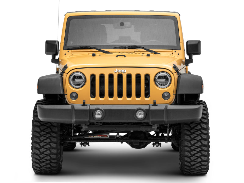 Load image into Gallery viewer, Raxiom 97-18 Jeep Wrangler TJ/JK 7-Inch LED Headlights w/ Halos- Black Housing (Clear Lens)
