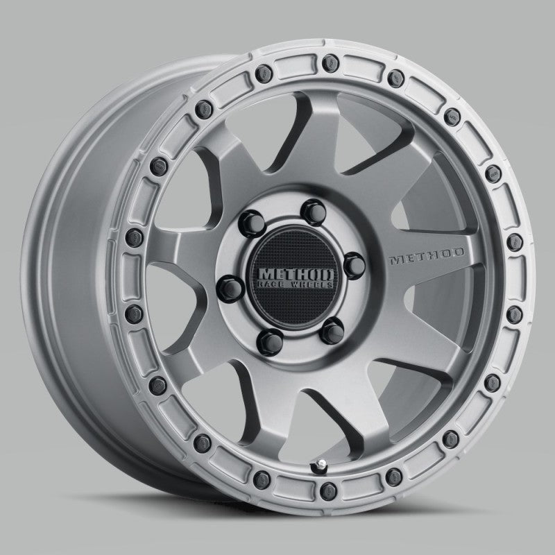 Load image into Gallery viewer, Method MR317 17x8.5 0mm Offset 6x135 87mm CB Matte Titanium Wheel
