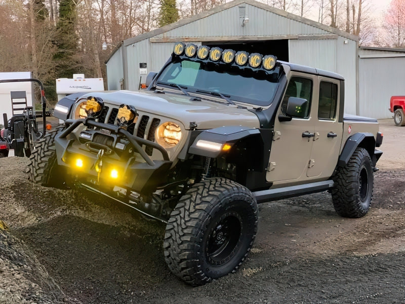 Load image into Gallery viewer, Oracle Jeep Wrangler JL Smoked Lens LED Front Sidemarkers
