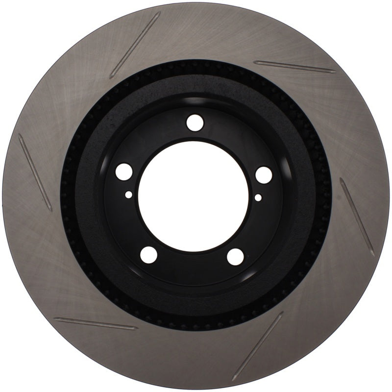 Load image into Gallery viewer, StopTech Power Slot 08-09 Toyota Sequoia / 07-09 Tundra Slotted Left Front Rotor
