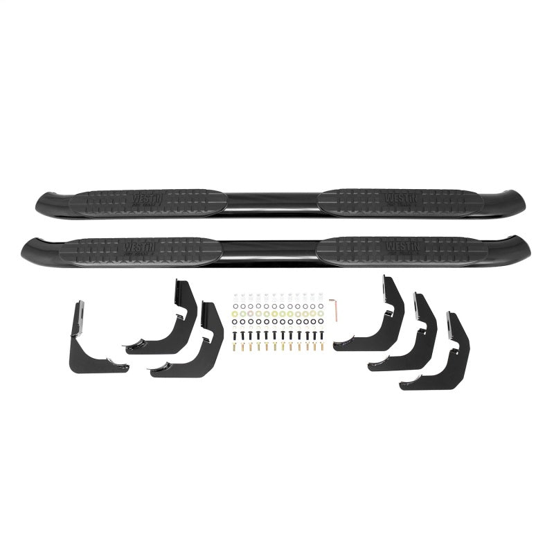Load image into Gallery viewer, Westin 2015-2018 Ford F-150 SuperCrew PRO TRAXX 4 Oval Nerf Step Bars - Black

