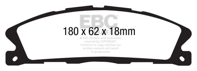 Load image into Gallery viewer, EBC 13+ Ford Explorer 3.5 Twin Turbo 4WD Greenstuff Front Brake Pads
