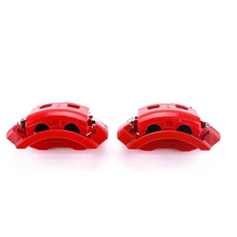 Load image into Gallery viewer, Power Stop 00-01 Dodge Ram 1500 Front Red Calipers w/Brackets - Pair
