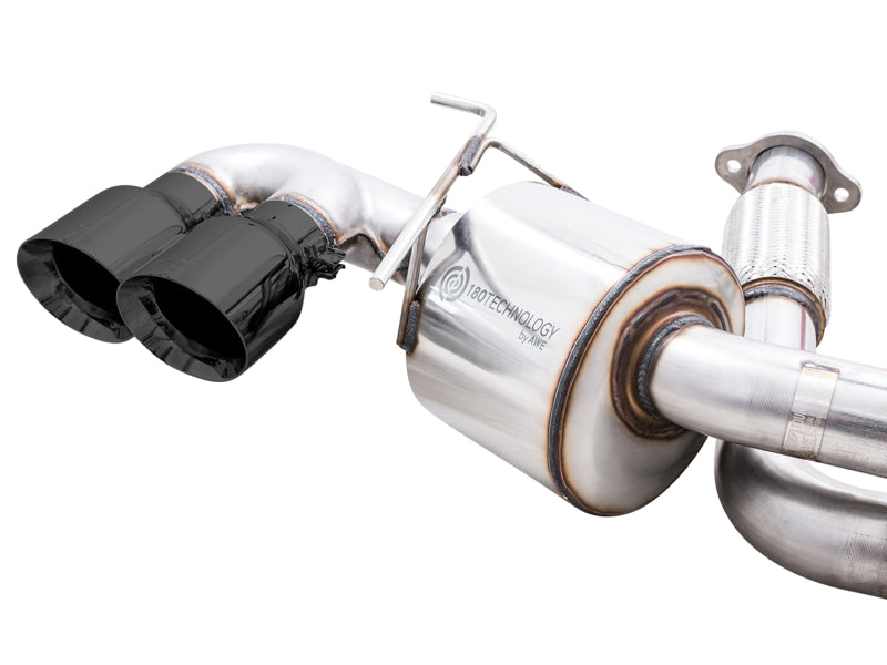 Load image into Gallery viewer, AWE Tuning 2020 Chevrolet Corvette (C8) Touring Edition Exhaust - Quad Diamond Black Tips
