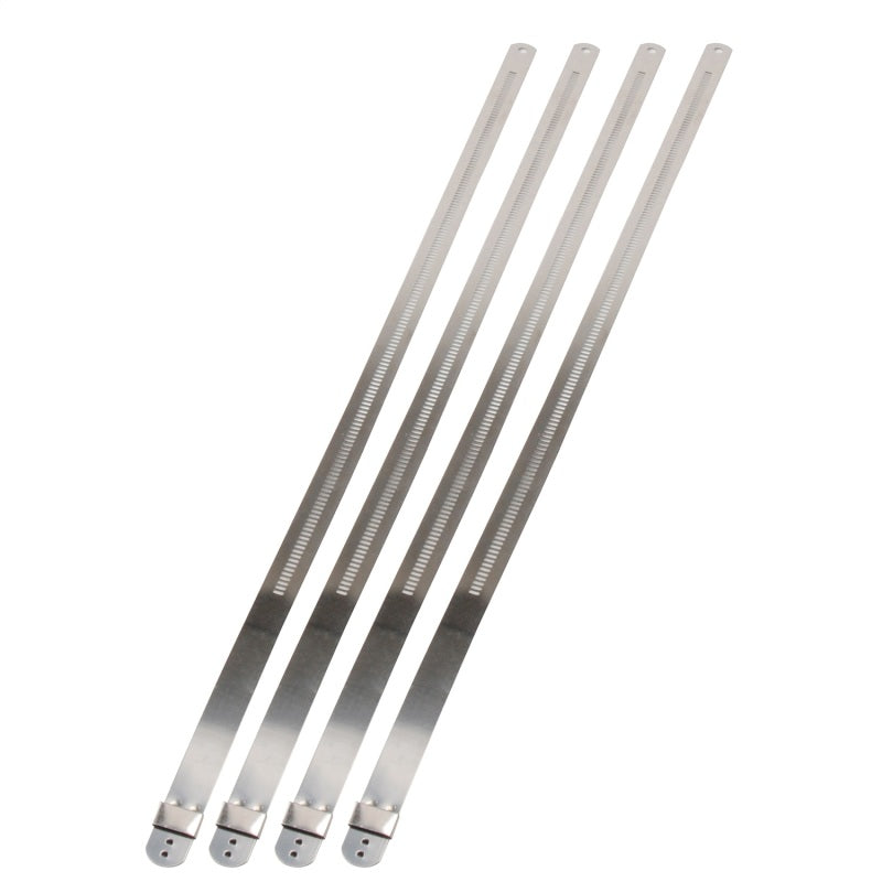 Load image into Gallery viewer, DEI Stainless Steel Positive Locking Tie 1/2in (12mm) x 14in - 4 per pack
