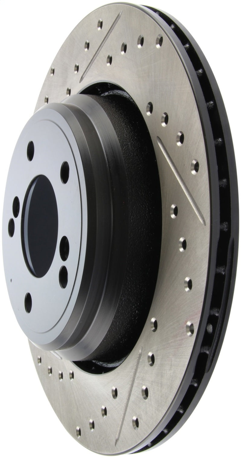 Load image into Gallery viewer, StopTech 00-03 BMW M5 (E39) Slotted &amp; Drilled Right Rear Rotor
