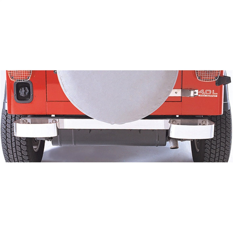 Load image into Gallery viewer, Rugged Ridge 76-95 Jeep CJ / Jeep Wrangler Stainless Steel Rear Bumperettes
