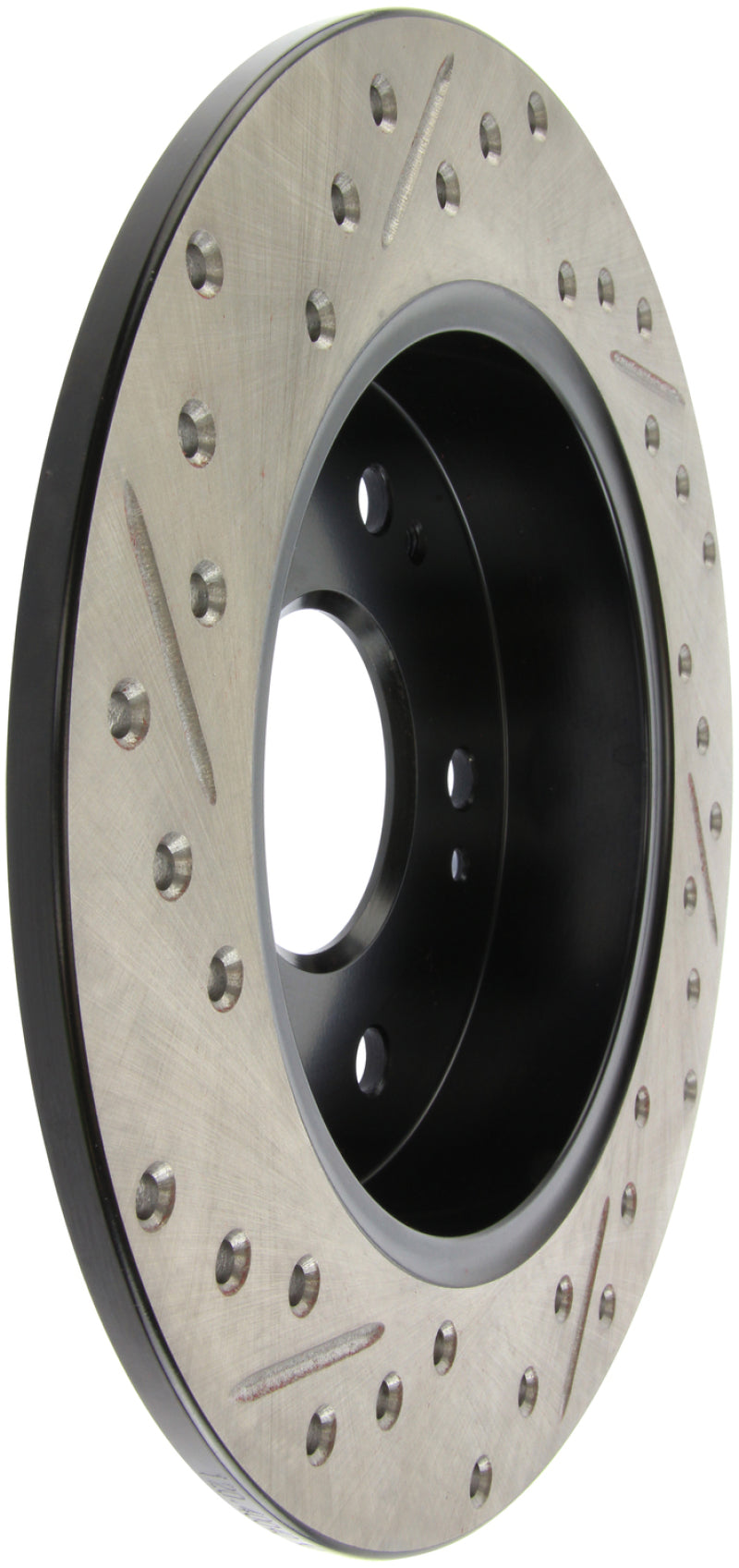 Load image into Gallery viewer, StopTech 06-09 Honda Civic Ex/Si Slotted &amp; Drilled Left Rear Rotor
