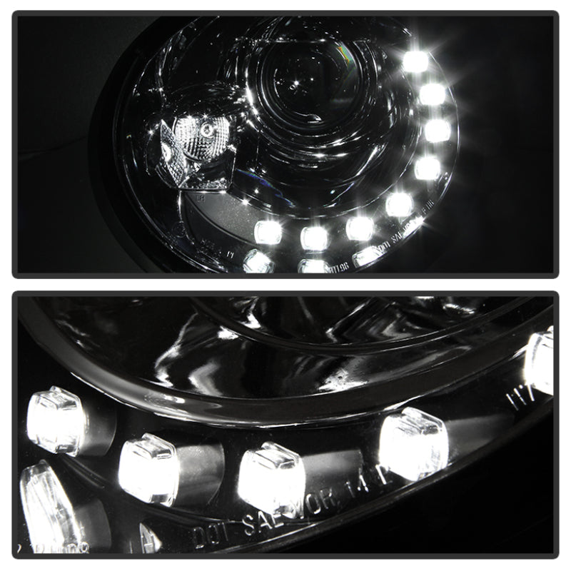 Load image into Gallery viewer, Spyder Volkswagen Beetle 1998-2005 Projector Headlights DRL Chrome PRO-YD-VB98-DRL-C
