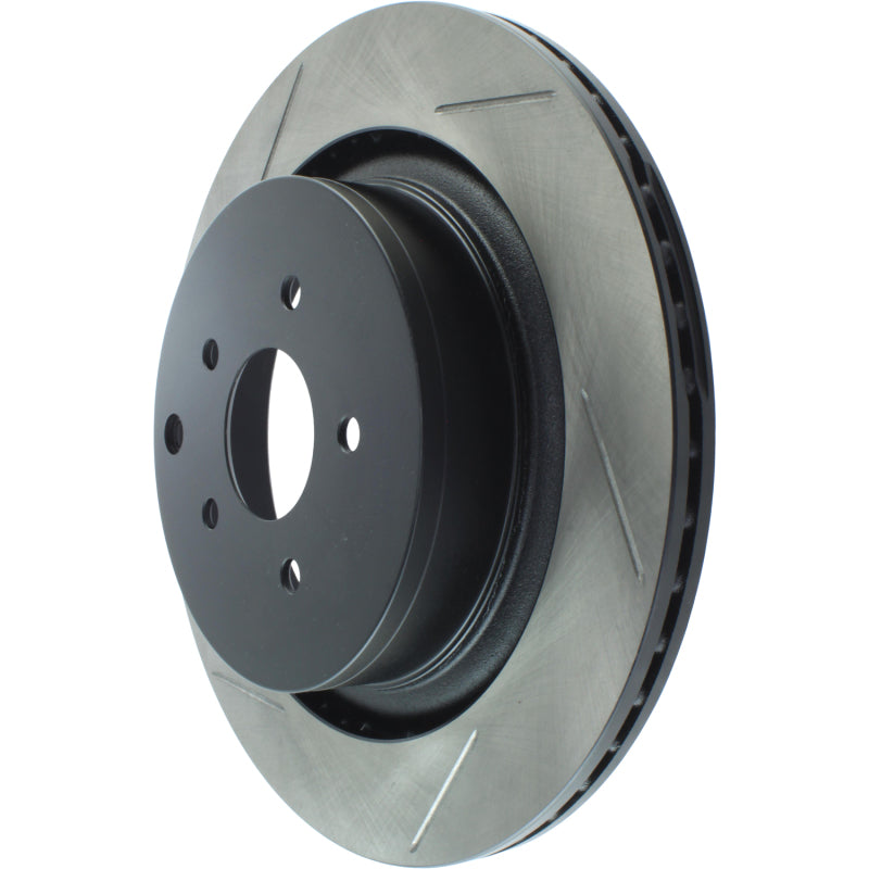 Load image into Gallery viewer, StopTech Power Slot 09 Infiniti FX50 5.0L-V8 Slotted Rear Right Rotor
