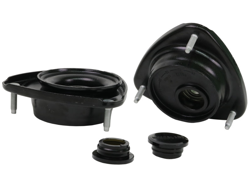Load image into Gallery viewer, Whiteline 04-07 Subaru WRX/STi / 98-02 Subaru Forester Front Upper Strut Mounts - Offset Assembly
