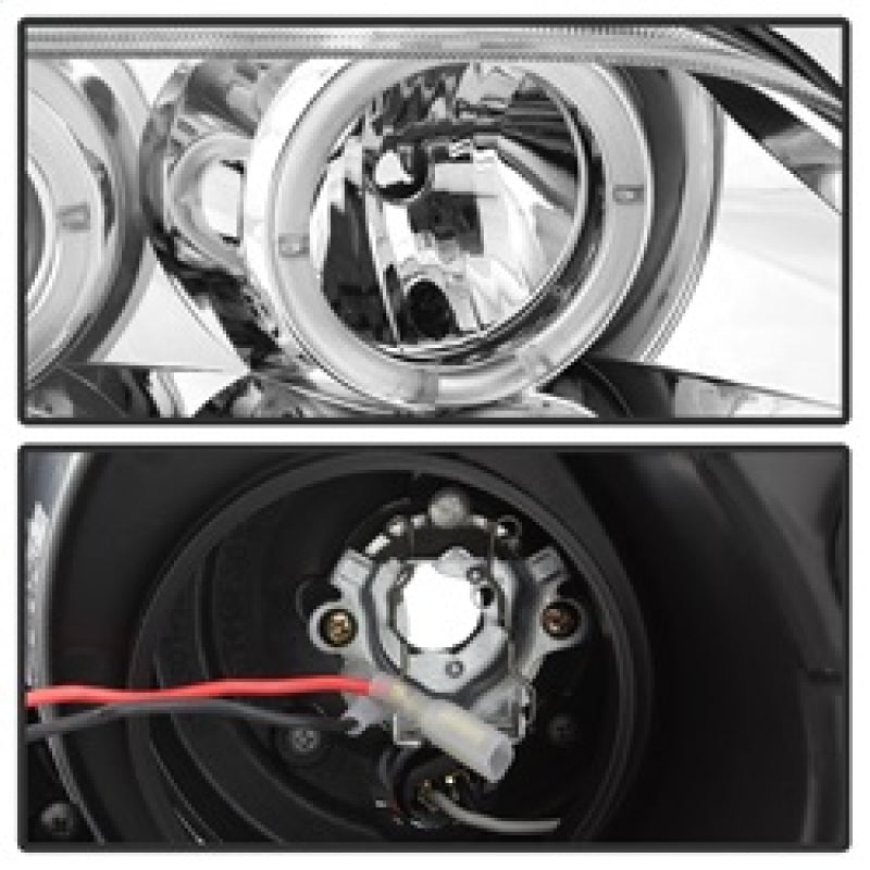 Load image into Gallery viewer, Spyder BMW Z3 96-02 Projector Headlights LED Halo Chrome High H1 Low H1 PRO-YD-BMWZ396-HL-C
