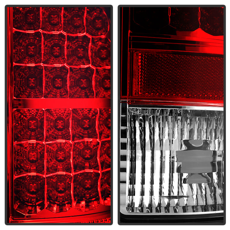 Load image into Gallery viewer, Spyder Chevy Suburban/Tahoe 1500/2500 00-06 LED Tail Lights Red Clear ALT-YD-CD00-LED-RC
