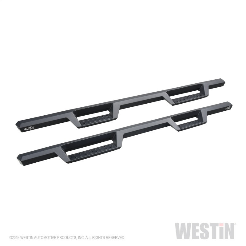 Load image into Gallery viewer, Westin 2019 Chevrolet Silverado / GMC Sierra 1500 Crew Cab Drop Nerf Step Bars - Textured Black
