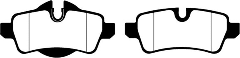 Load image into Gallery viewer, EBC 07-14 Mini Hardtop 1.6 Yellowstuff Rear Brake Pads

