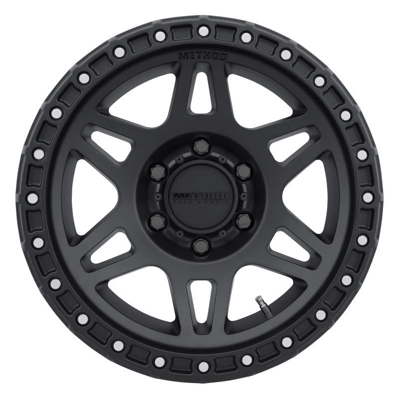 Load image into Gallery viewer, Method MR312 17x8.5 0mm Offset 6x5.5 106.25mm CB Matte Black Wheel
