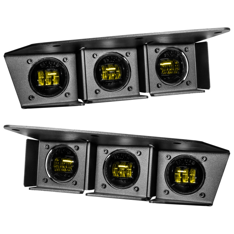 Load image into Gallery viewer, ORACLE Lighting 21-22 Ford Bronco Triple LED Fog Light Kit for Steel Bumper - Yellow
