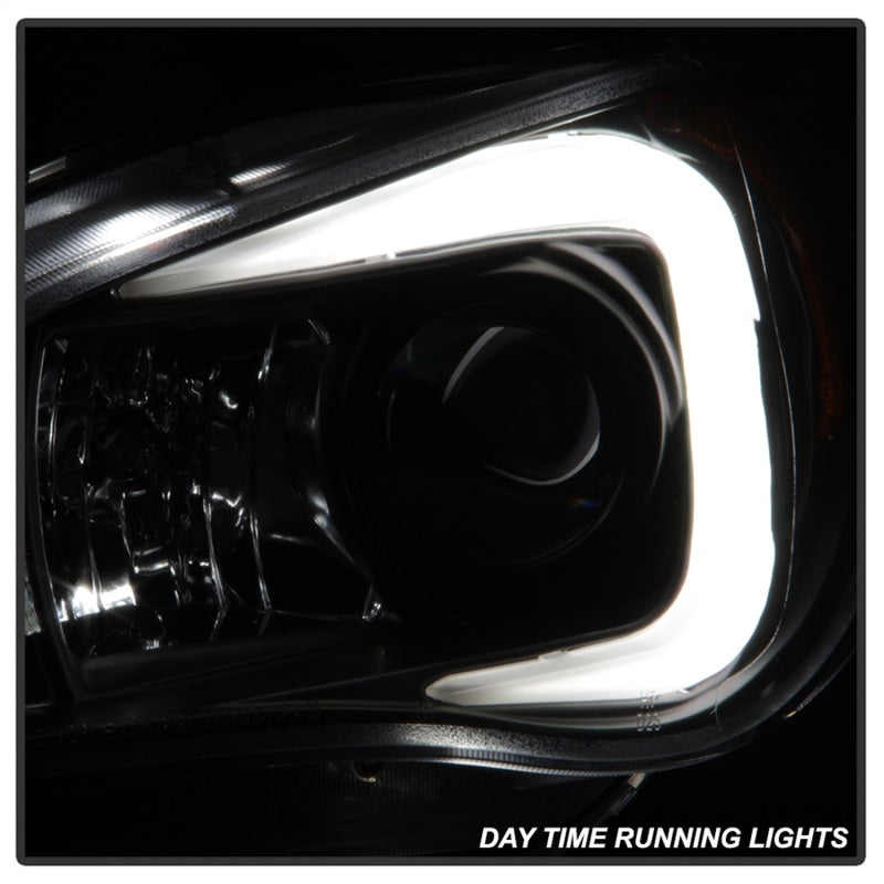 Load image into Gallery viewer, Spyder Subaru WRX 06-07 Projector Headlights - HID Model Only - Black PRO-YD-SWRX06-HID-LBDRL-BK
