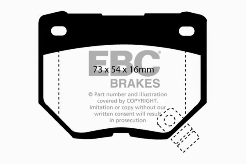 Load image into Gallery viewer, EBC 89-95 Nissan Skyline (R32) 2.6 Twin Turbo GT-R Bluestuff Rear Brake Pads
