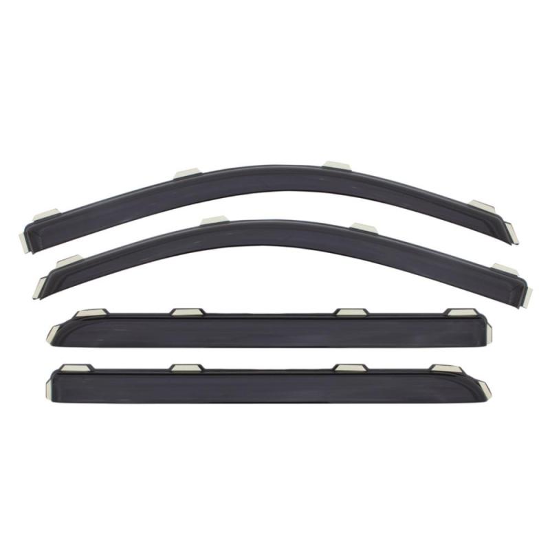 Load image into Gallery viewer, AVS 16-18 Toyota Tacoma Double Cab Ventvisor In-Channel Front &amp; Rear Window Deflectors 4pc - Smoke
