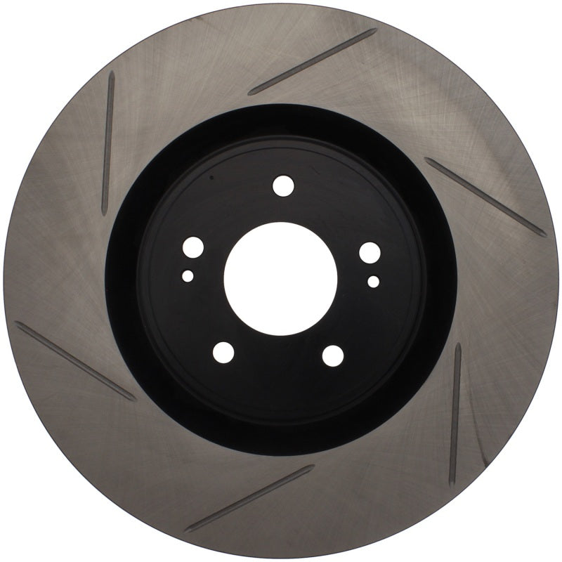 Load image into Gallery viewer, StopTech Power Slot 08-09 Evo 10 Slotted Right Front Rotor
