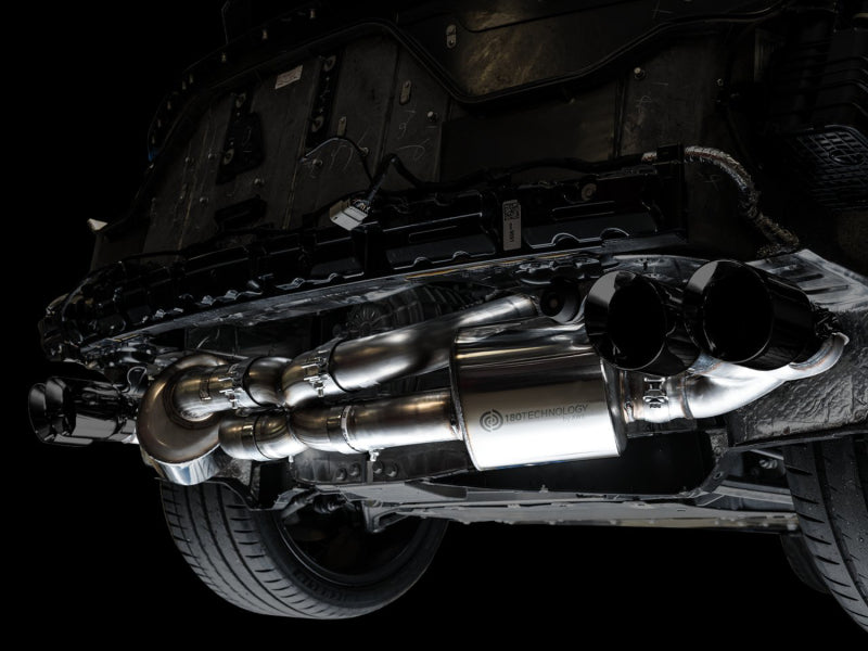 Load image into Gallery viewer, AWE Tuning 2020 Chevrolet Corvette (C8) Touring Edition Exhaust - Quad Diamond Black Tips

