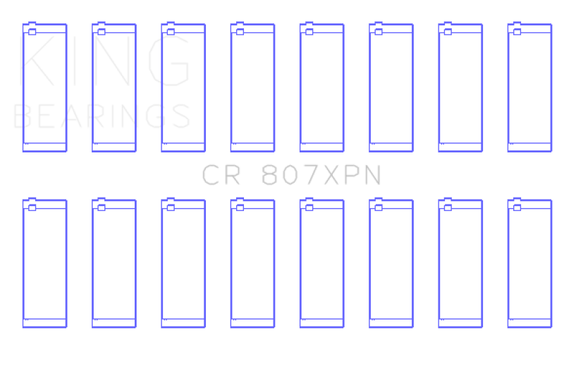 Load image into Gallery viewer, King Chevy LS1 / LS6 / LS3 (Size STDX) Performance Rod Bearing Set
