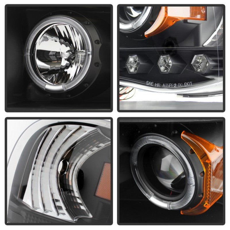 Load image into Gallery viewer, Spyder Dodge Ram 1500 02-05/Ram 2500 03-05 Projector Headlights LED Halo LED Blk PRO-YD-DR02-HL-BK
