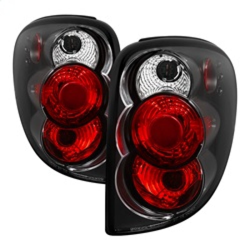 Load image into Gallery viewer, Spyder Dodge Caravan/Grand Caravan 01-07 Euro Style Tail Lights Black ALT-YD-DC01-BK
