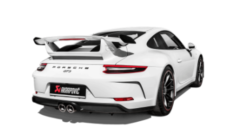 Load image into Gallery viewer, Akrapovic 2018 Porsche 911 GT3 (991.2) Slip-On Race Line (Titanium) w/o Tail Pipe Set
