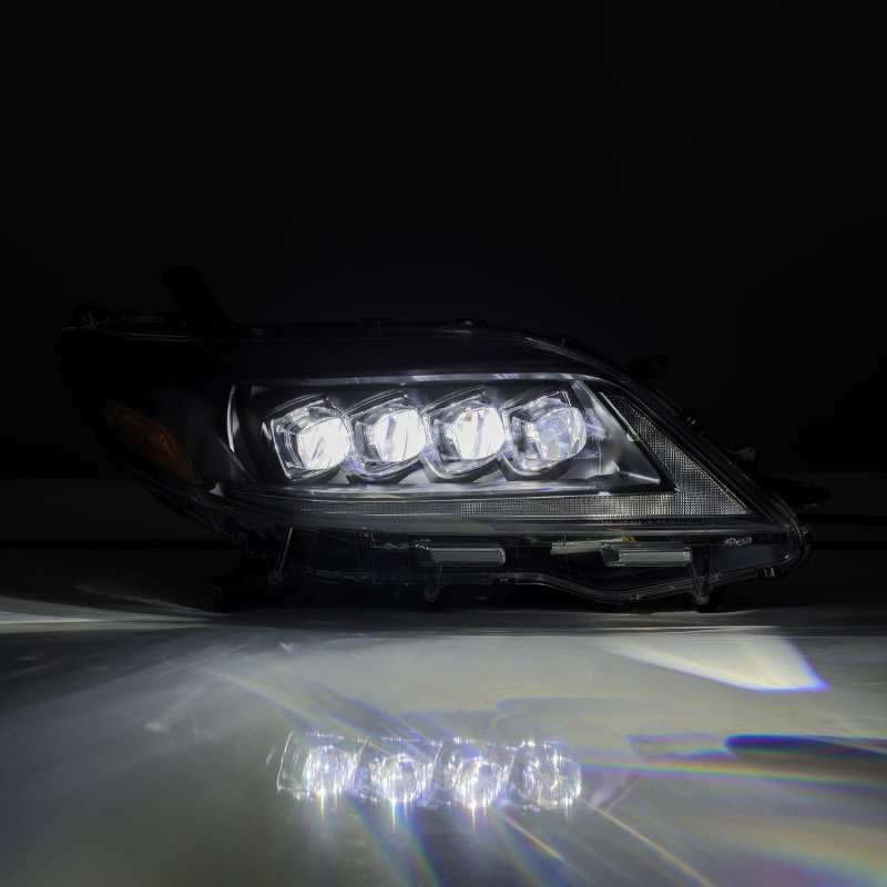 Load image into Gallery viewer, AlphaRex 2011+ Toyota Sienna NOVA LED Proj Headlights Plank Style Black w/Activ Light/Seq Signal/DRL
