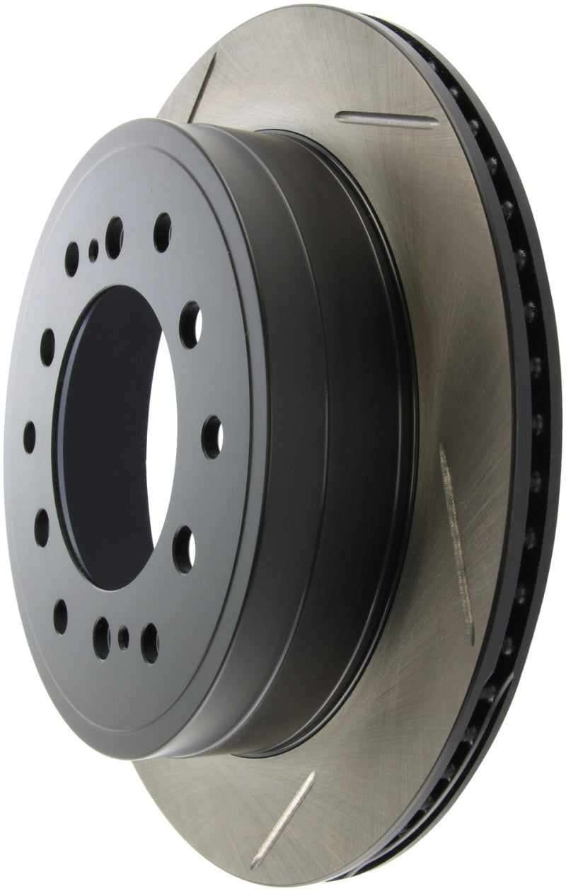 Load image into Gallery viewer, StopTech Power Slot 01-07 Toyota Sequoia/03-09 4 Runner / 03-09 Lexus GX470 Slotted Right Rr Rotor
