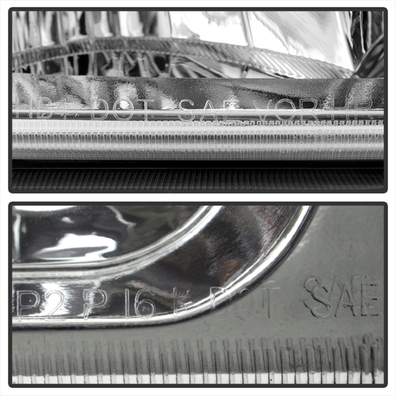 Load image into Gallery viewer, Xtune Chevy Silverado 2500HD 03-06 Crystal Headlights w/ Bumper Lights Chrome HD-JH-CSIL03-AM-C-SET
