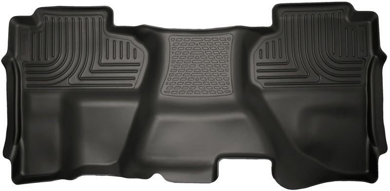 Load image into Gallery viewer, Husky Liners 14 Chevrolet Silverado/14 GMC Sierra 1500 Weatherbeater Black 2nd Seat Floor Liner
