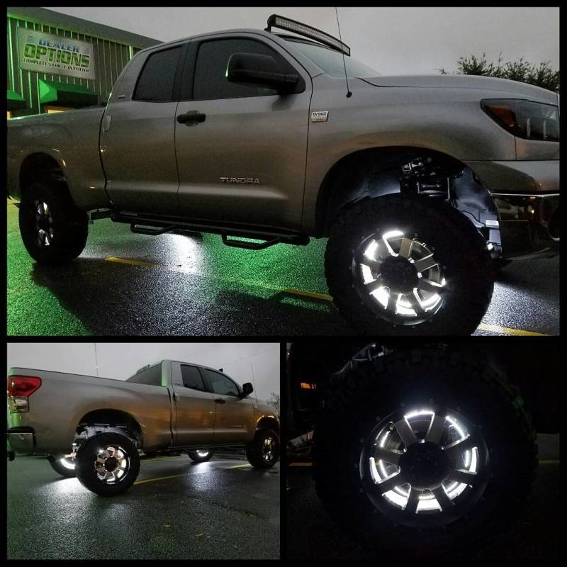 Load image into Gallery viewer, Oracle LED Illuminated Wheel Rings - Double LED - White

