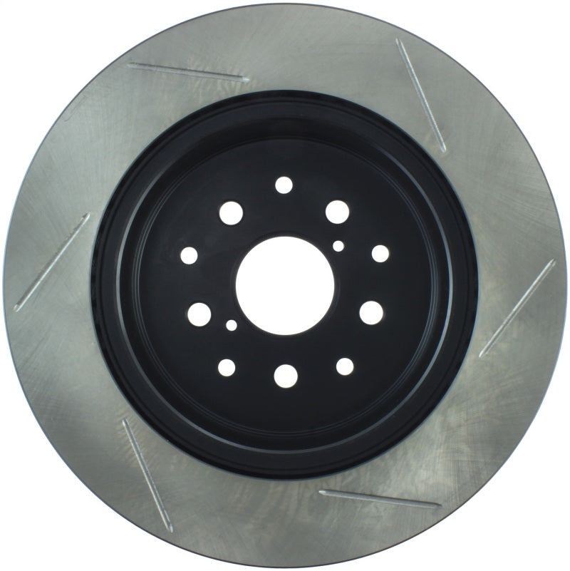 Load image into Gallery viewer, StopTech Power Slot 5/93-98 Supra Turbo Rear Right SportStop Slotted Rotor
