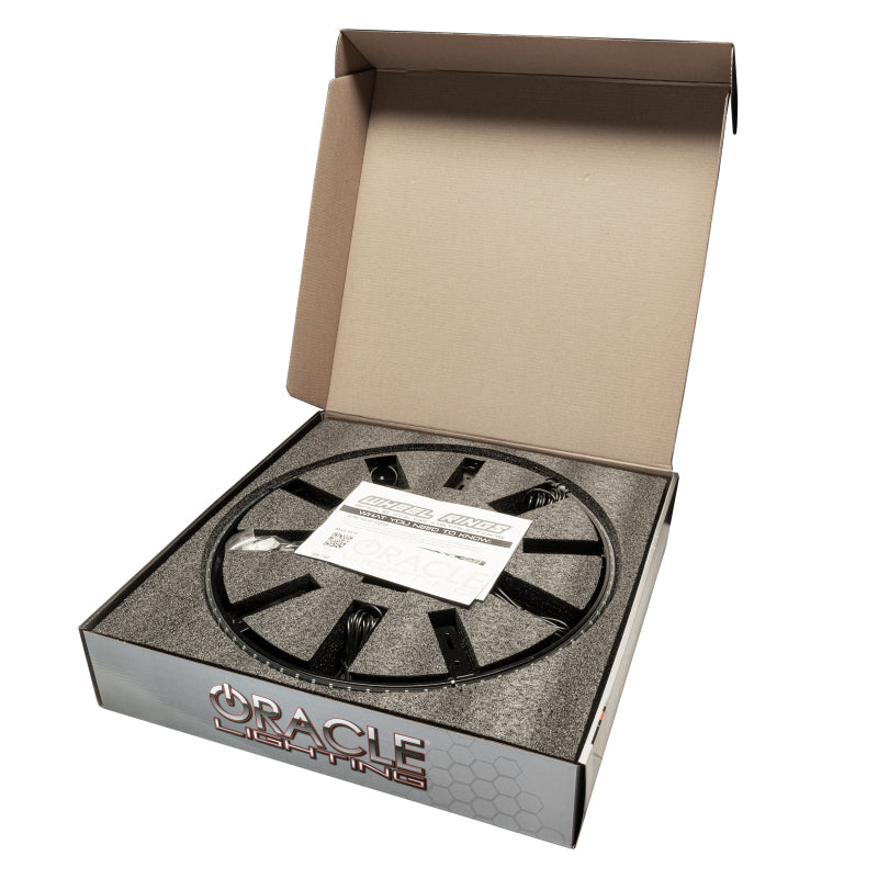 Load image into Gallery viewer, Oracle LED Illuminated Wheel Rings - Double LED - White
