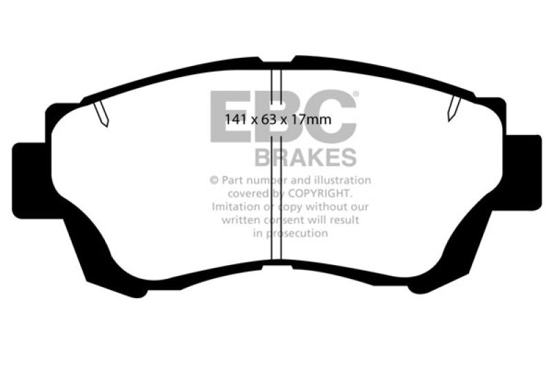 Load image into Gallery viewer, EBC 92-96 Lexus ES300 3.0 Yellowstuff Front Brake Pads
