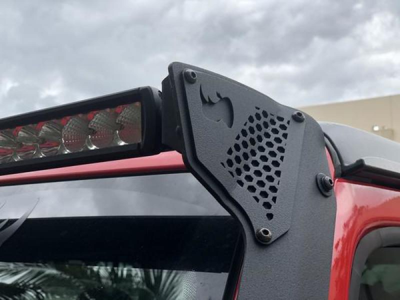Load image into Gallery viewer, Go Rhino 18-20 Jeep Wrangler JL/JLU/Gladiator JT XE Windshield Light Bar Mount - 50in Single Row
