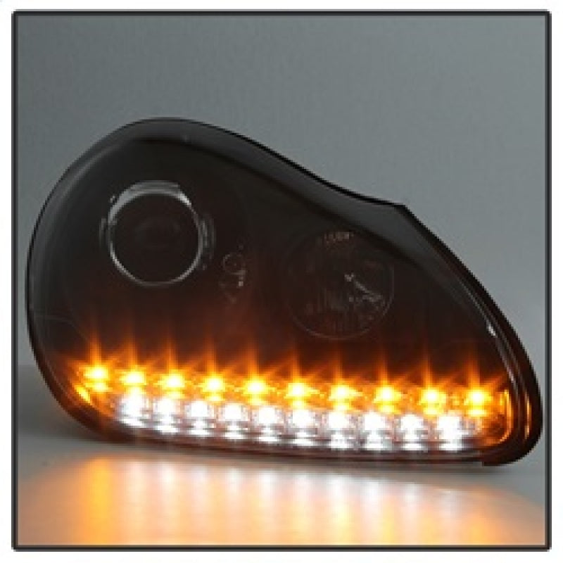 Load image into Gallery viewer, Spyder Porsche Cayenne 03-06 Projector Xenon/HID Model- DRL LED Blk PRO-YD-PCAY03-HID-DRL-BK
