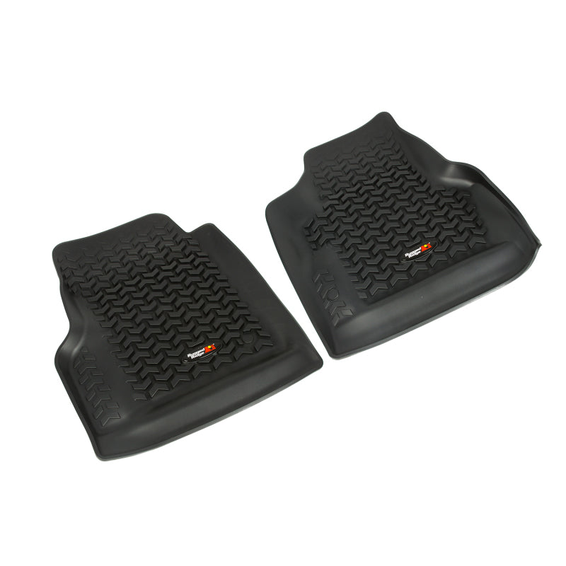 Load image into Gallery viewer, Rugged Ridge Floor Liner Front Black 1997-2006 Jeep Wrangler TJ / LJ
