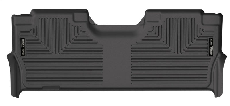 Load image into Gallery viewer, Husky Liners 2017 Ford Super Duty (Crew Cab) WeatherBeater Black Rear Floor Liners
